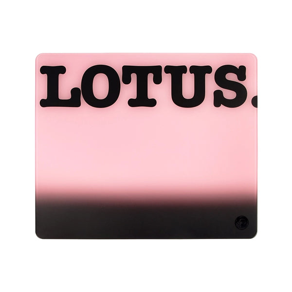 Lotus Black | Glass | Medium Mousepad