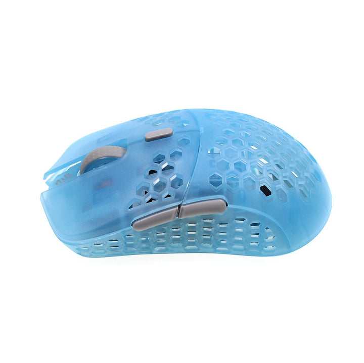 G-wolves Hati Small HTS Transparent Blue Wired Gaming Mouse-Addice Inc