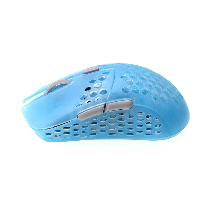 G-wolves Hati Small HTS Transparent Blue Wireless Gaming Mouse-Addice Inc