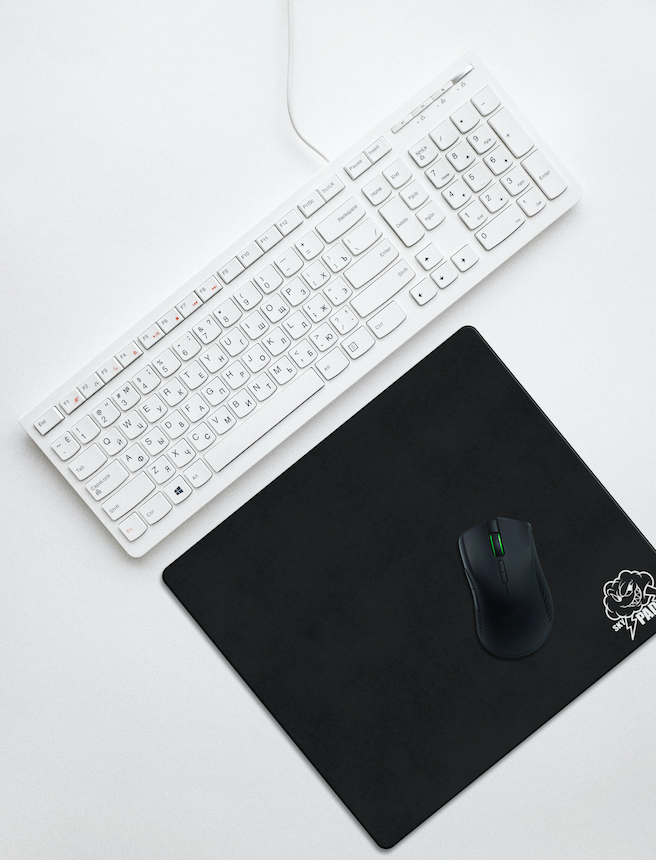 SkyPad Black Glass 2.0 Mousepad-Addice Inc