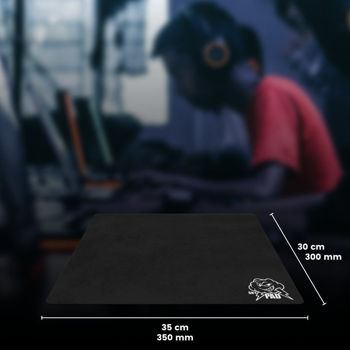 SkyPad Black Glass 2.0 Mousepad-Addice Inc