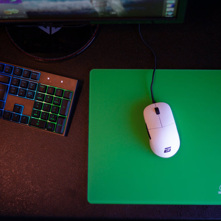 SkyPad Green Glass 2.0 Mousepad-Addice Inc