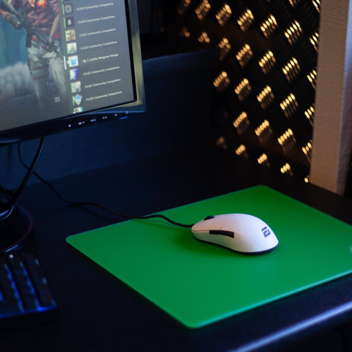 SkyPad Green Glass 2.0 Mousepad-Addice Inc