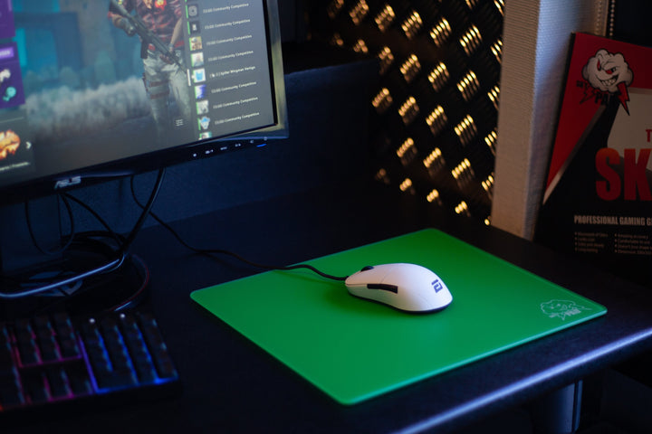 SkyPad Green Glass 2.0 Mousepad-Addice Inc