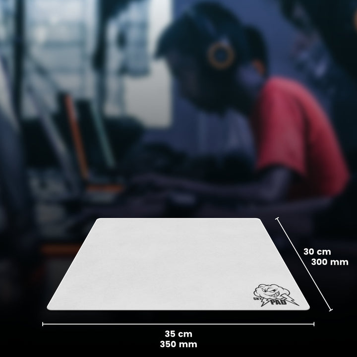 SkyPad White Glass 2.0 Mousepad-Addice Inc