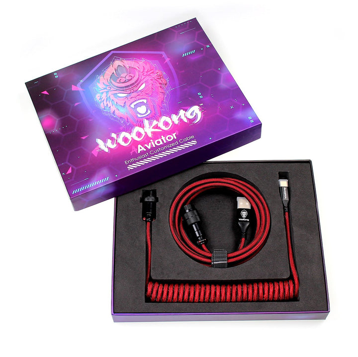 Wookong Red Aviator Cables-Addice Inc