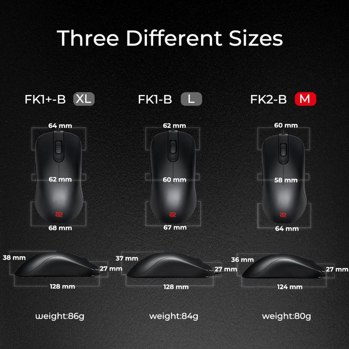 ZOWIE FK1+-B Mouse For Esports-Addice Inc