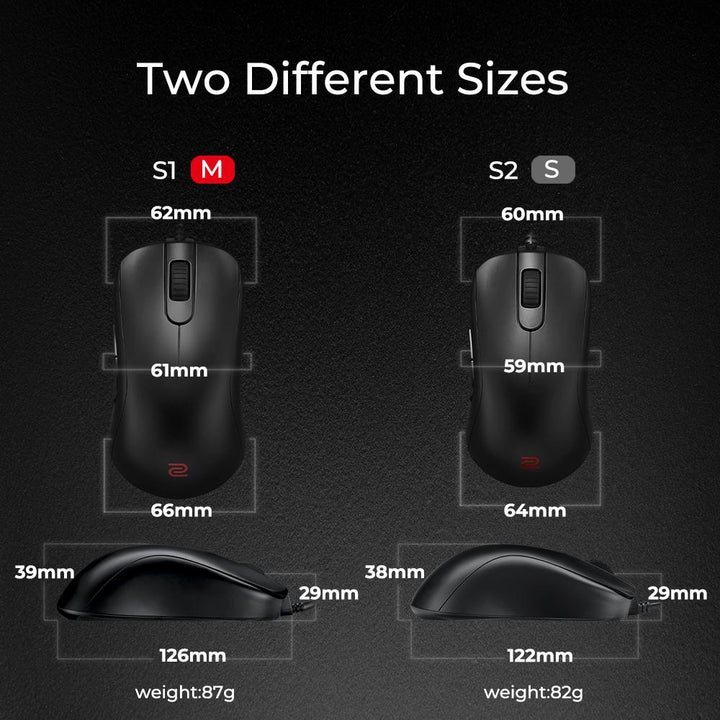 ZOWIE S1 Matte Black eSports Mouse-Addice Inc