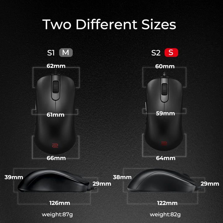 ZOWIE S2 Matte Black eSports Mouse-Addice Inc